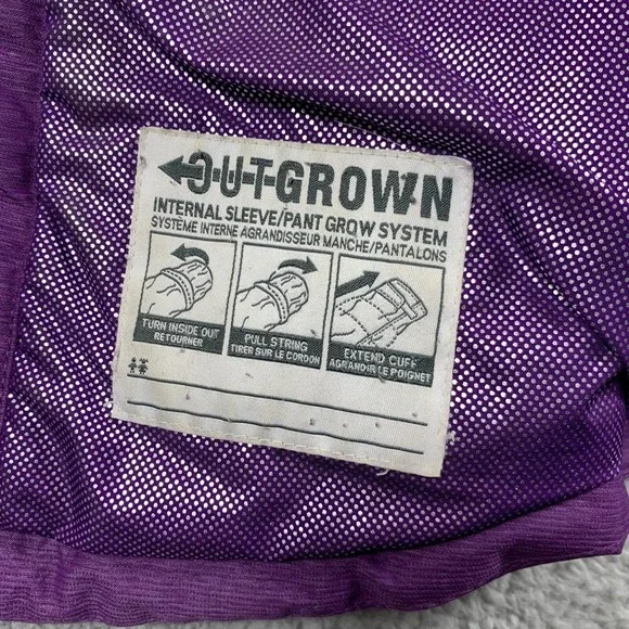 Columbia Nordic Strider Coat Girls Large Purple Omni-Heat Faux Fur Hooded - Picture 10 of 16